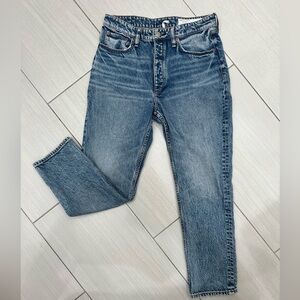 Rag & Bone Nina High-Riser Ankle Cigarette Jeans